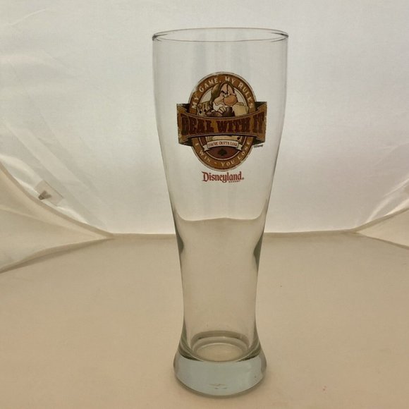 Disneyland Resort Grumpy My Game My Rules I Win Tall Pilsner Beer Glass Stein - Picture 15 of 15